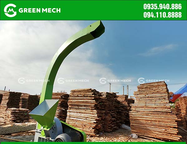 Máy băm dăm gỗ công suất 3 tấn/1 giờ